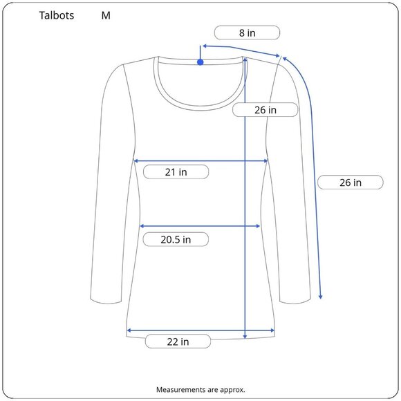 Talbots Womens Pullover Sweater Cable Knit Blue Button Detail Size M - Picture 3 of 12